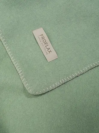 PROFLAX | Manta - Plaid PROFLAX FLEECE 160x200cm Secret Stone | hellgrün